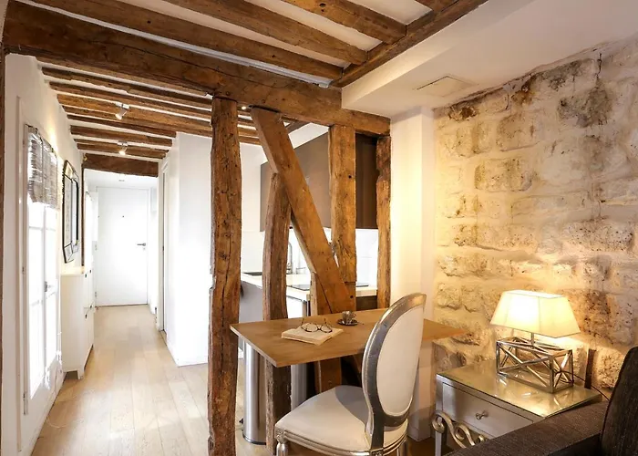 Habitat Parisien - 1Br-1Ba - Duplex Louvre Museum